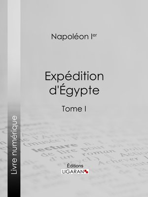 cover image of Expédition d'Egypte